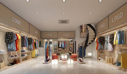 融合潮流与功能性 1992效果公司810女装店室内设计